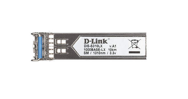 DLINK DISS310LX 1 Port MiniGBIC SFP to 1000BaseLX SingleMode 10km Fibre Transceiver
