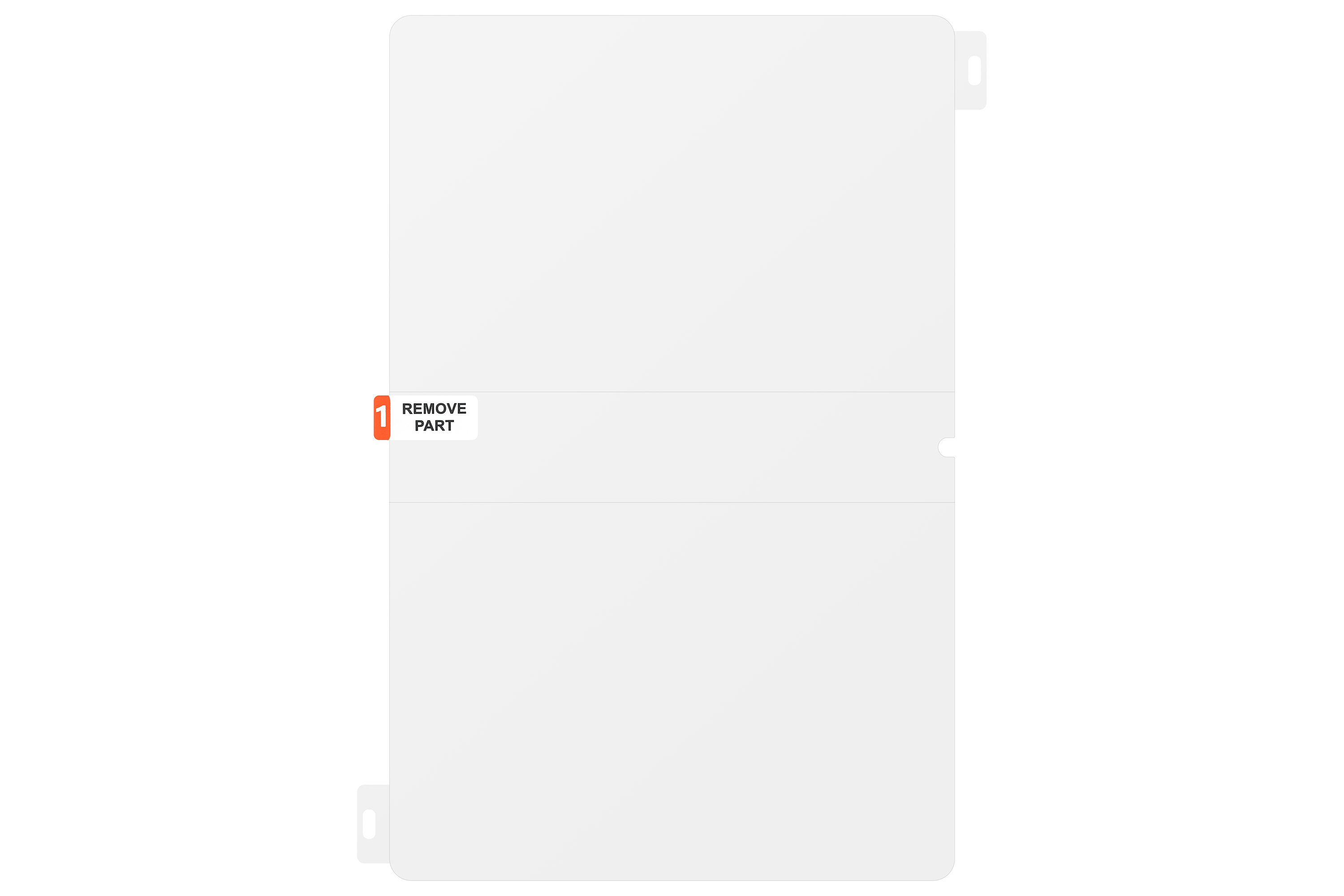 SAMSUNG AntiReflecting Screen Protector fuer Galaxy Tab S9 S9 FE S10 FE S10 Lite Transparent