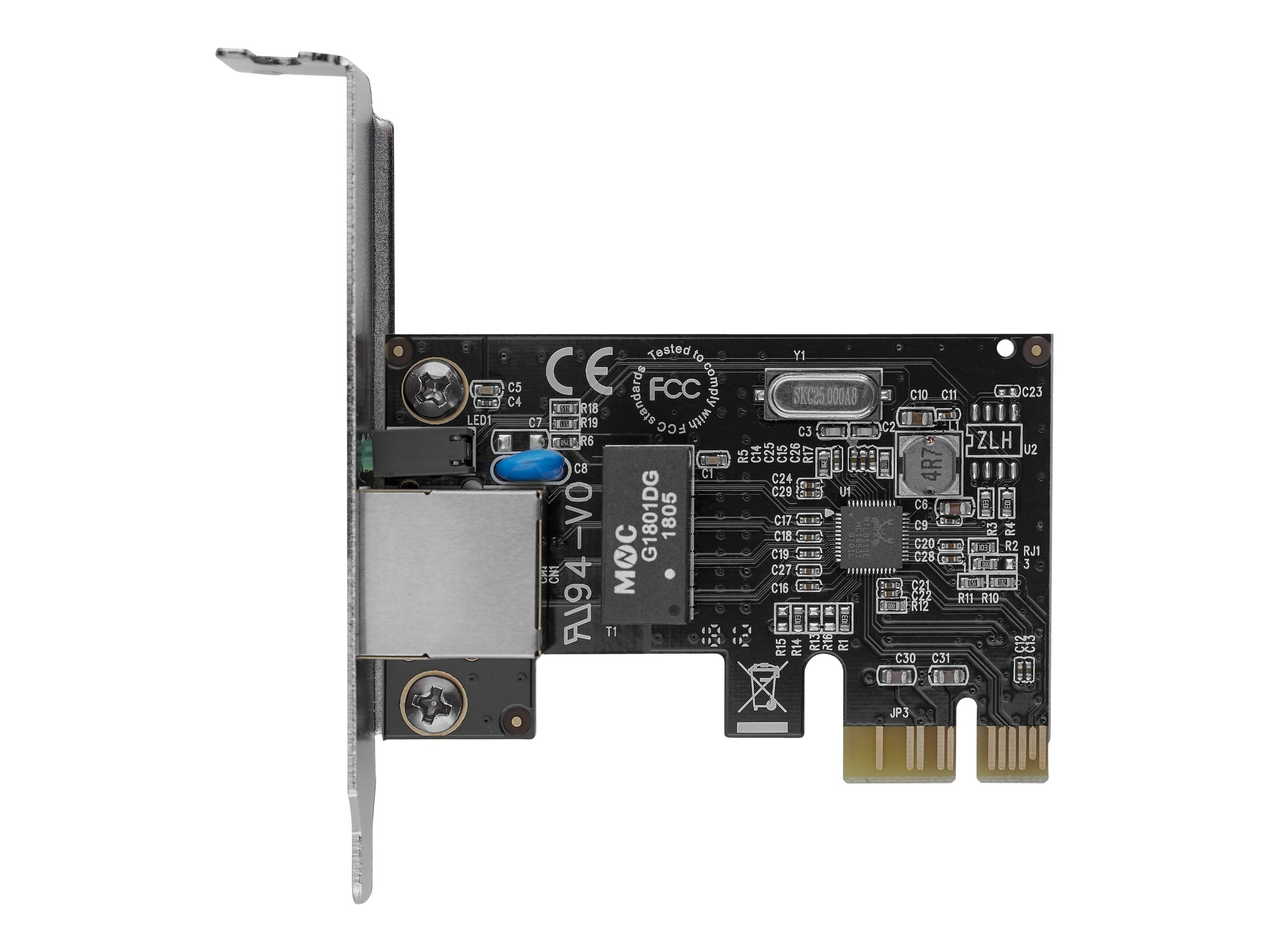 StarTech.com Gigabit Ethernet PCI Express Low Profile Netzwerkkarte - PCIe Server NIC Netzwerkadapter 10 / 100 / 1000 Mbit/s - Netzwerkadapter - PCIe - Gigabit Ethernet x 1