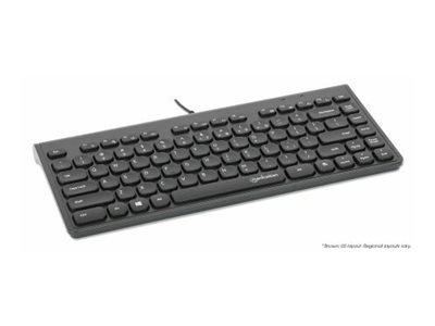 MANHATTAN Slim USB Mini-Tastatur 12 Multimedia-/Funktionstasten integriertes 1,5 m USB-A-Kabel kompaktes flaches Format schwarz MANHATTAN Slim USB Mini-Tastatur 12 Multimedia-/Funktionstasten integriertes 1,5 m USB-A-Kabel kompaktes flaches Format schwarz