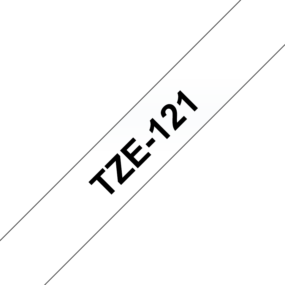 TZE121 BROTHER PT Schriftband 9mm klar