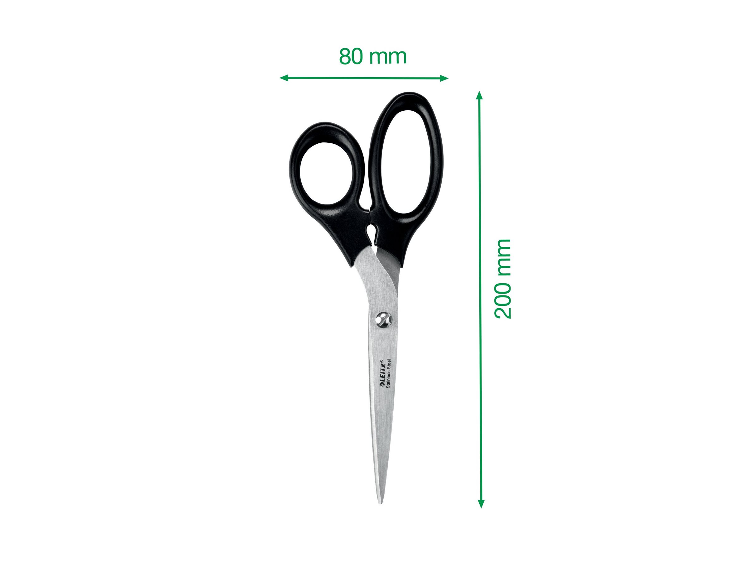 LEITZ Schere schwarz 20,0 cm LEITZ Schere schwarz 20,0 cm
