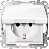 Merten Steckdose SCHUKO M-Smart MEG24140319 IP44 polarweiß glänzend Merten Steckdose SCHUKO M-Smart MEG24140319 IP44 polarweiß glänzend