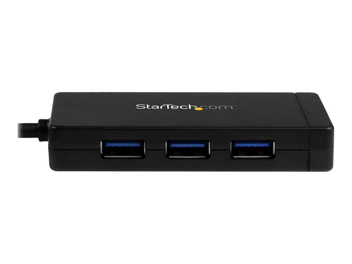 STARTECHCOM 3 Port USB 30 Hub mit USBC und Gigabit Ethernet inklusive Netzteil USB C Hub USB TypC Hub mit GbE USB Ty