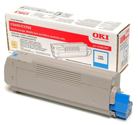43381907 OKI C5xxx Toner cyan 2000Seiten