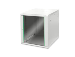 DIGITUS 12HE Wandgehaeuse Dynamic Basic 638 40x600x600mm Farbe Grau RAL 7035 inkl. hinterer Profilschienen
