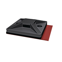 HellermannTyton Klebesockel MB3APT-A-PA66-BK (100) 19x19mm schwarz