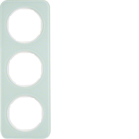 Berker Rahmen 10132109 3-fach R.1 Glas polarweiß Berker Rahmen 10132109 3-fach R.1 Glas polarweiß