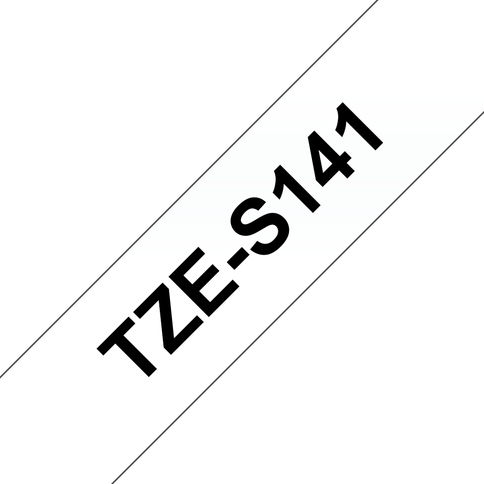 TZES141 BROTHER PT Schriftband 18mm klar