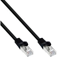 INLINE Patchkabel F-UTP Cat.5e schwarz 0,5m INLINE Patchkabel F-UTP Cat.5e schwarz 0,5m