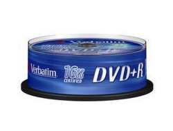 25 verbatim DVD+R 4,7 GB