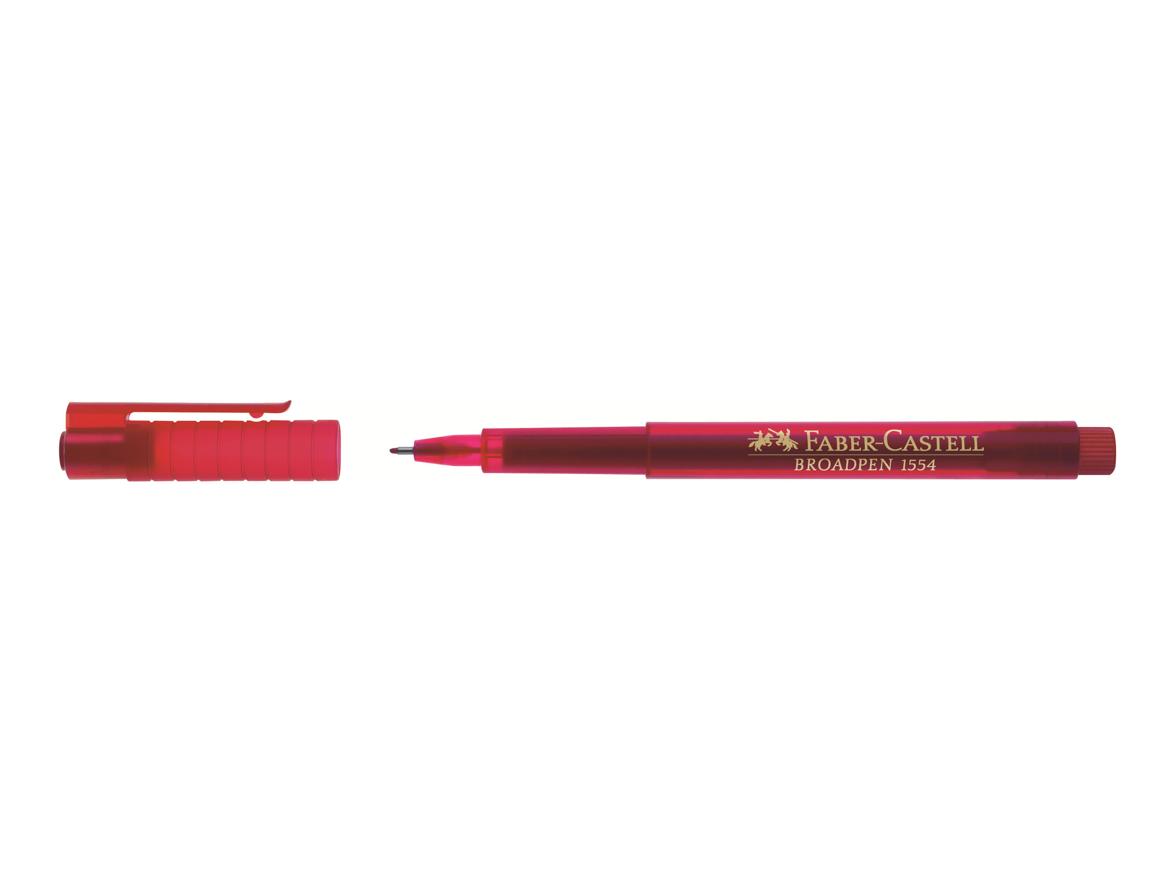 FABER-CASTELL Broadpen Document 1554 Fineliner rot 0,8 mm, 1 St. FABER-CASTELL Broadpen Document 1554 Fineliner rot 0,8 mm, 1 St.