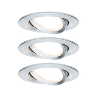 Paulmann LED-Deckeneinbaustrahler-Set Premium Coin Slim dim rund schwb Paulmann LED-Deckeneinbaustrahler-Set Premium Coin Slim dim rund schwb