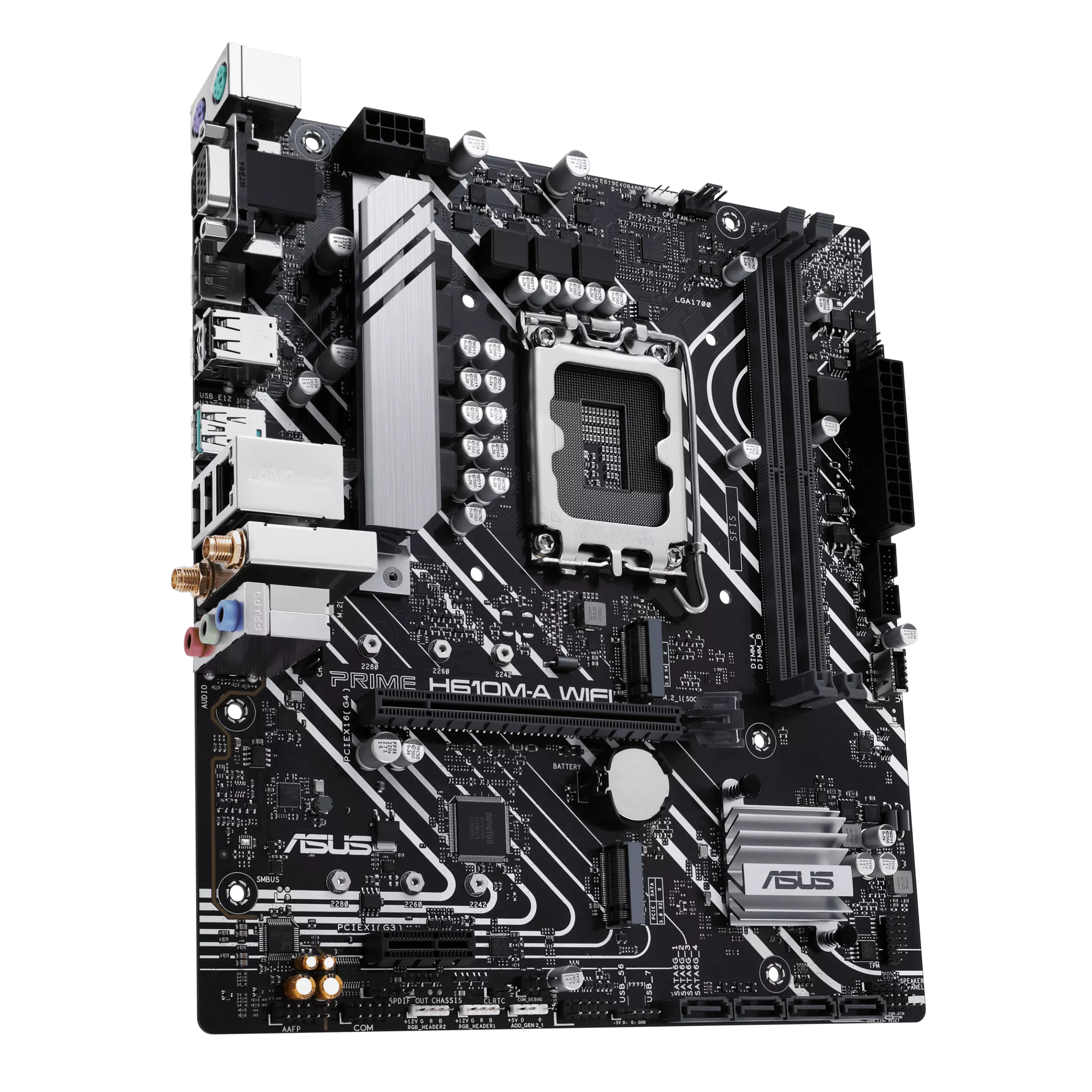 ASUS PRIME H610MA WIFI LGA1700 microATX 2DDR5 1xHDMI 1xDP 1xDSub 4xSATA 2xM2