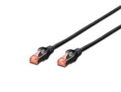 DIGITUS CAT 6 S-FTP Patchkabel Cu LSZH AWG 27/7 Lange 0,5 m 10 Stuck Farbe schwarz DIGITUS CAT 6 S-FTP Patchkabel Cu LSZH AWG 27/7 Lange 0,5 m 10 Stuck Farbe schwarz