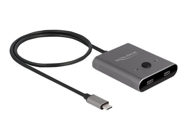 Delock USB 10 Gbps USB TypeC Switch 2 auf 1 bidirektional 8K