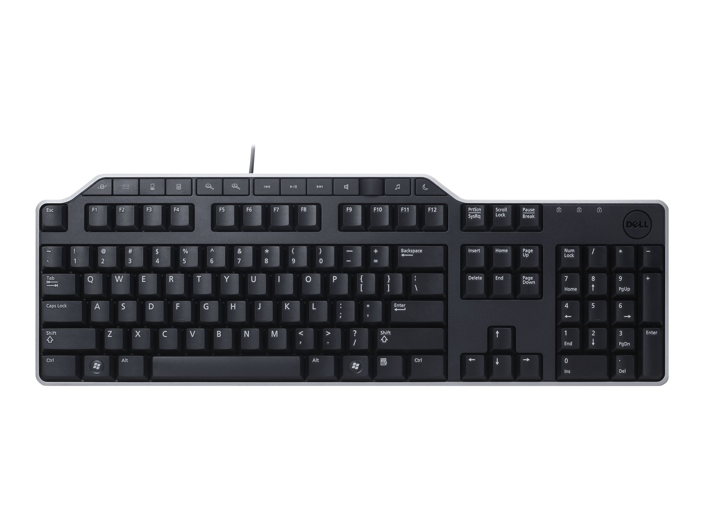 DELL KB-522 Wired Business Multimedia USB Keyboard Black Kit
