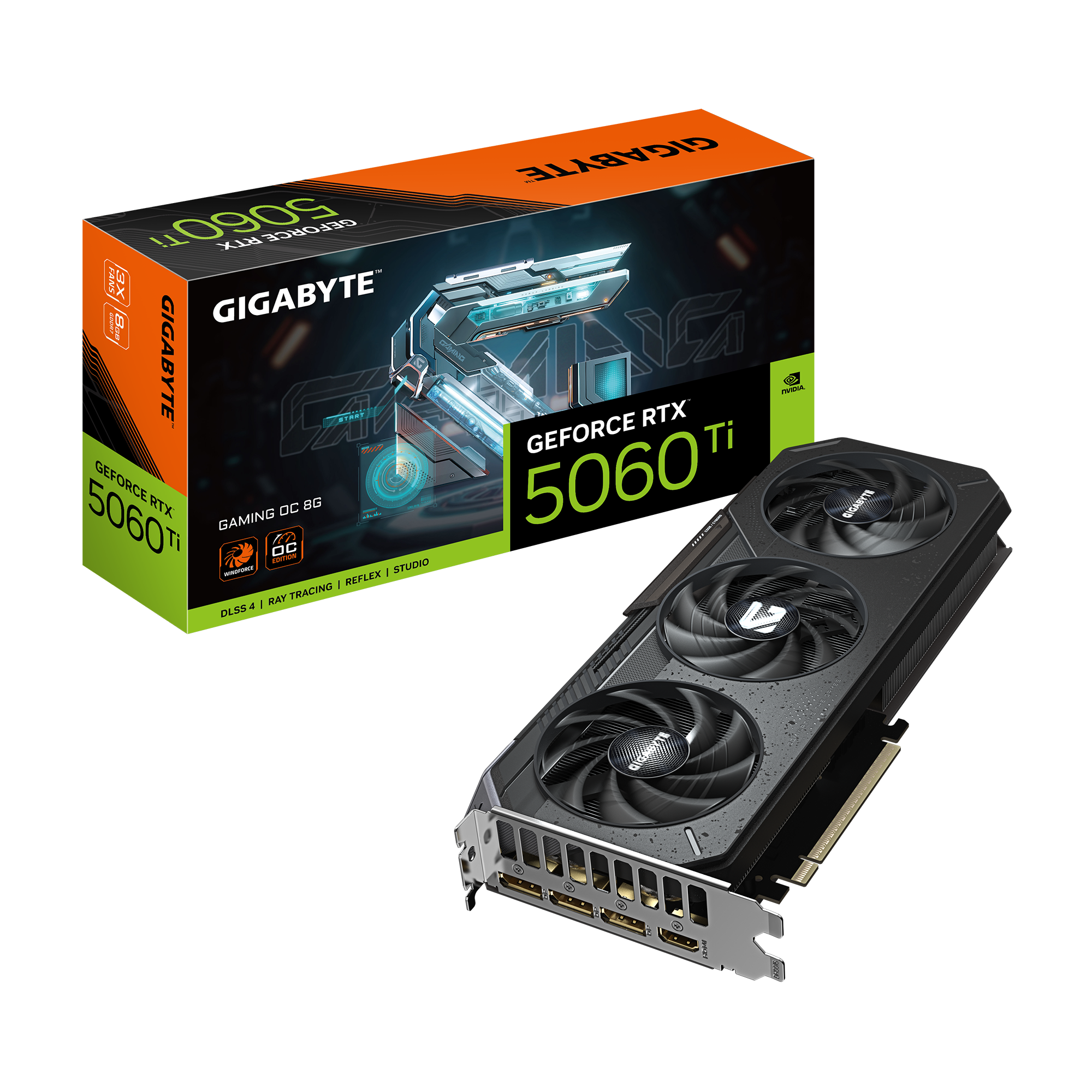Gigabyte RTX5060 Ti Gaming OC 8GB GDDR7 HDMI 3xDP