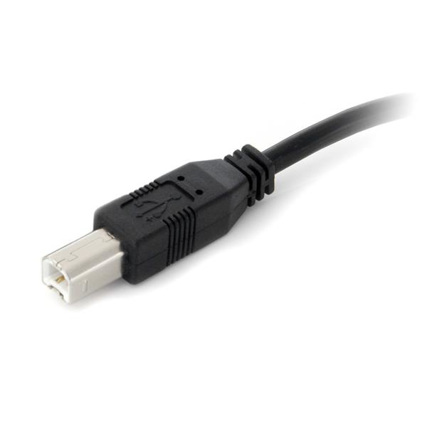 STARTECHCOM 10m Aktives USB 20 A auf B Kabel USB Anschlusskabel SteckerStecker Schwarz