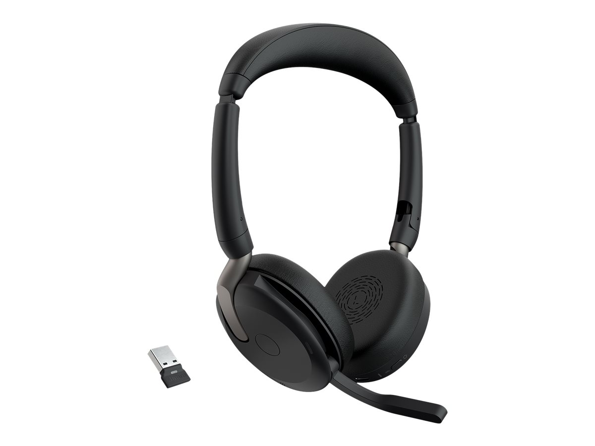Jabra Evolve2 65 Flex UC Stereo mit Link380a u. WLC Jabra Evolve2 65 Flex UC Stereo mit Link380a u. WLC
