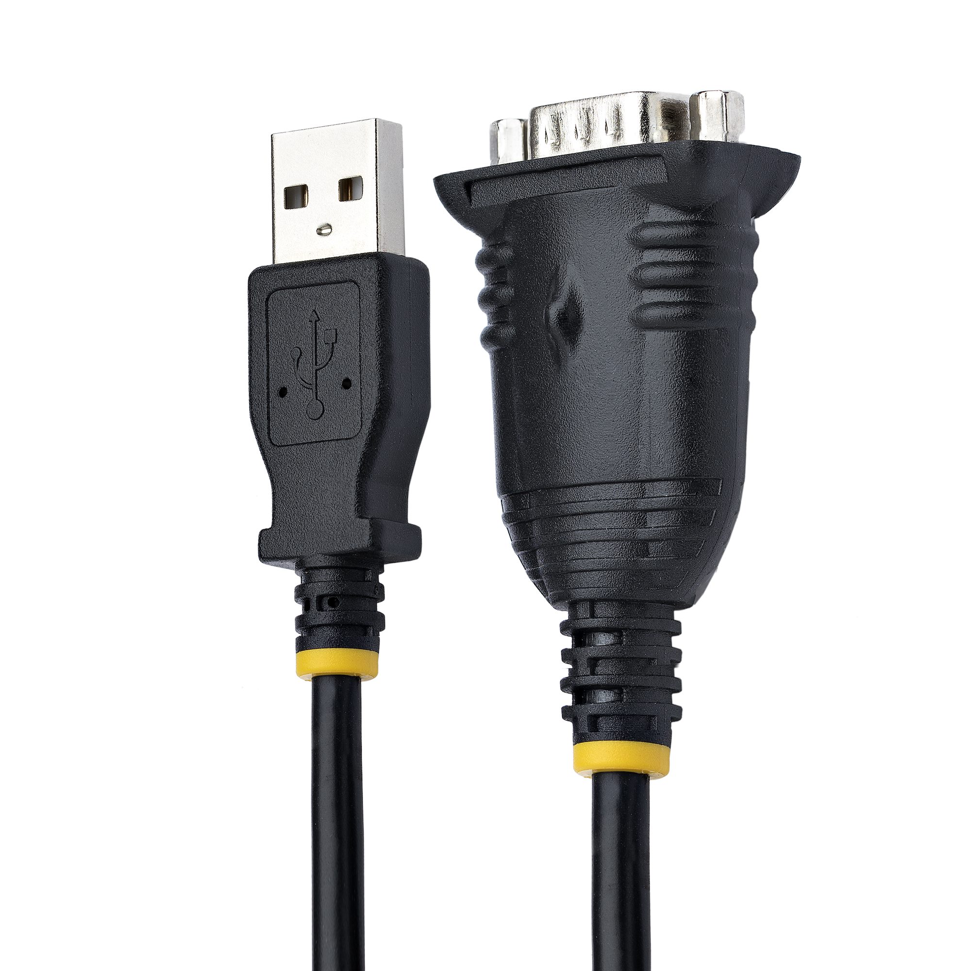 STARTECHCOM 1m USB to Serial Cable DB9 Male RS232 to USB Converter Prolific IC USB to Serial Adapter for PrinterScannerSwitch