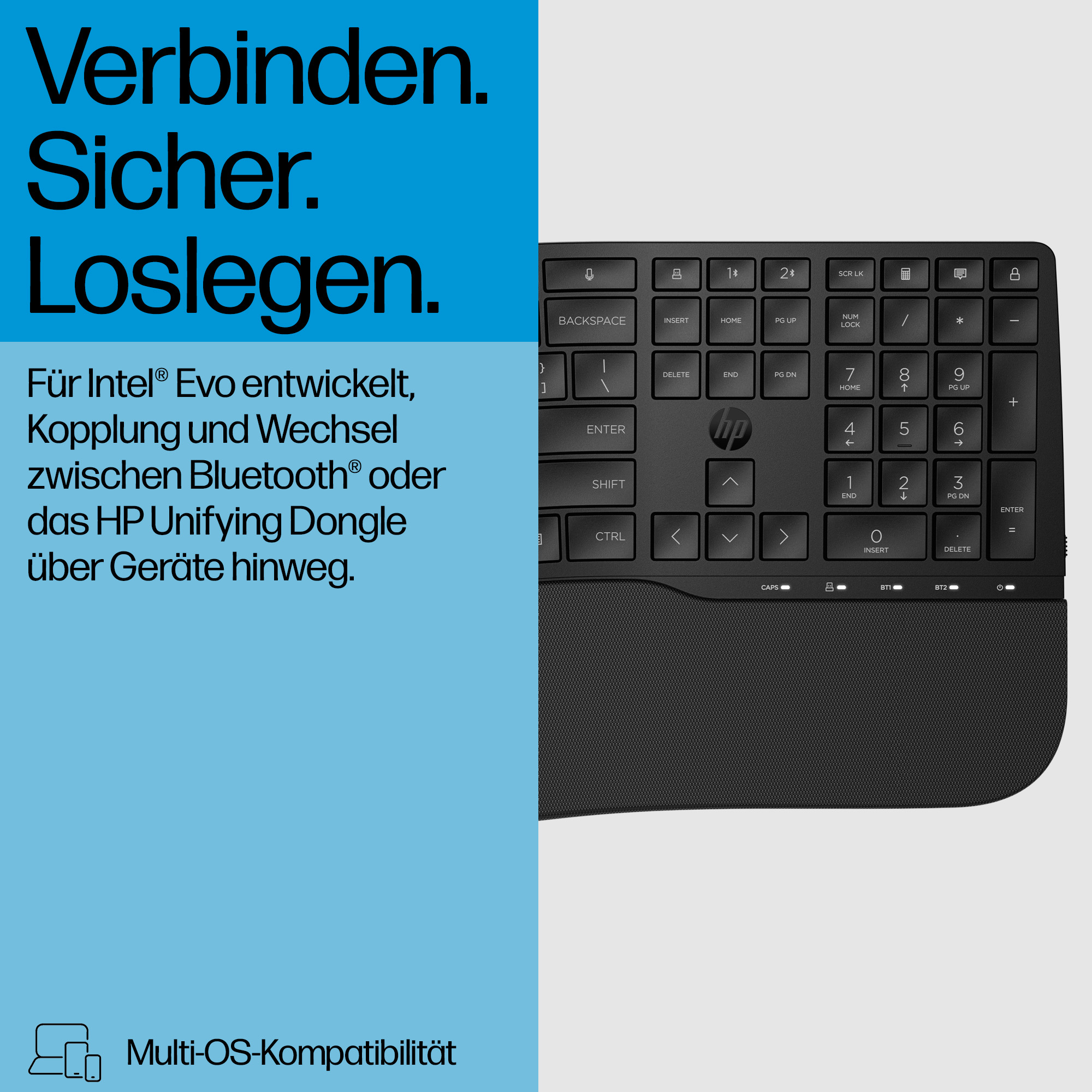 HP 685 Comfort Dual-Mode Multi-Device 23 programmierbare Tasten