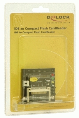 DELOCK Slotblech CF Card Reader (IDE 40pin intern)