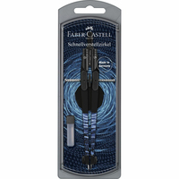 FABERCASTELL Zirkel Shiny Twist blau, 1 St