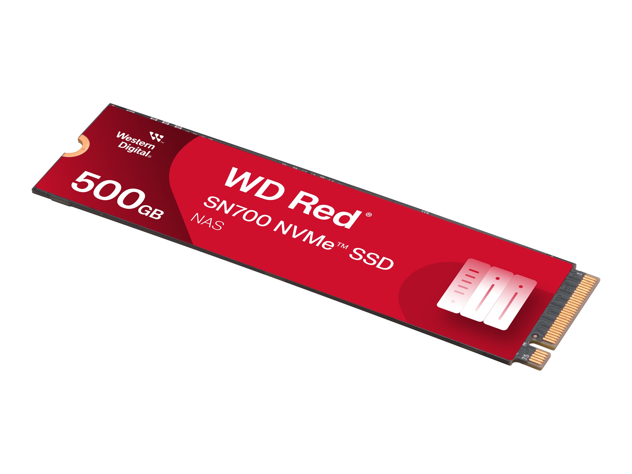 WD Red SSD SN700 NVMe 500GB M.2 2280 PCIe Gen3 8Gb/s internal drive for NAS devices WD Red SSD SN700 NVMe 500GB M.2 2280 PCIe Gen3 8Gb/s internal drive for NAS devices