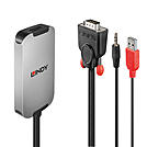 LINDY VGA auf DisplayPort 1.2 Konverter mit Audio