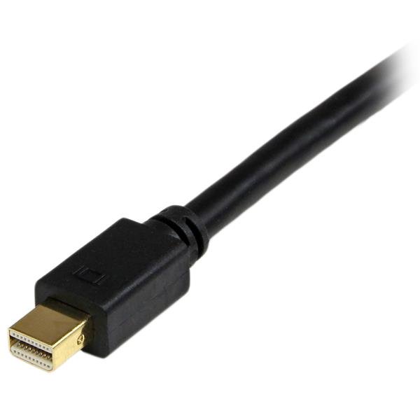 STARTECHCOM 6 ft Mini DisplayPort to DVI Adapter Converter Cable Mini DP to DVI 1920x1200 Black