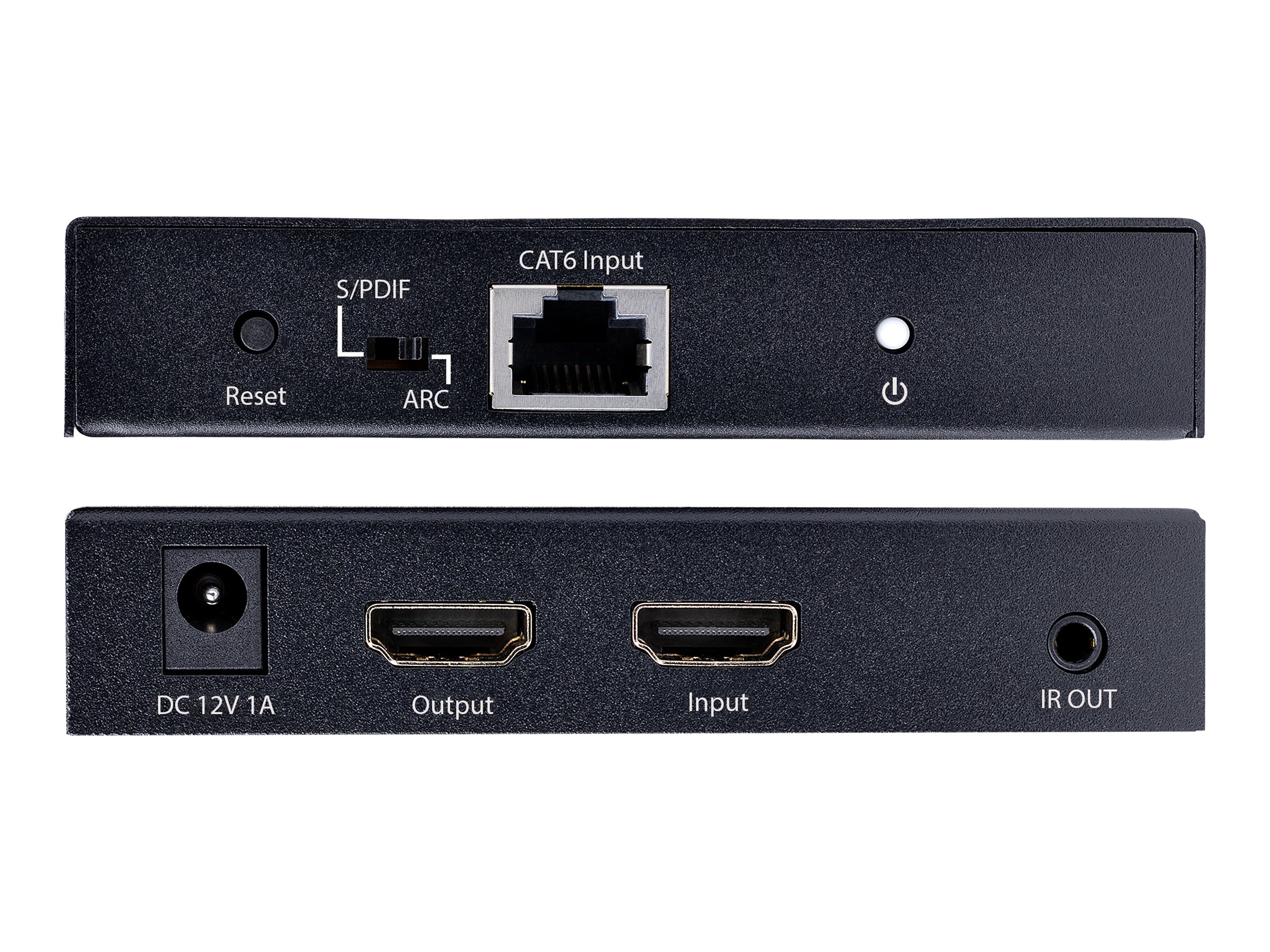 STARTECH.COM 4K HDMI Extender über CAT5/CAT6 Kabel 4K 60Hz HDR Video Extender/HDMI Verlängerung bis zu 70m HDMI über Ethernet Kabel