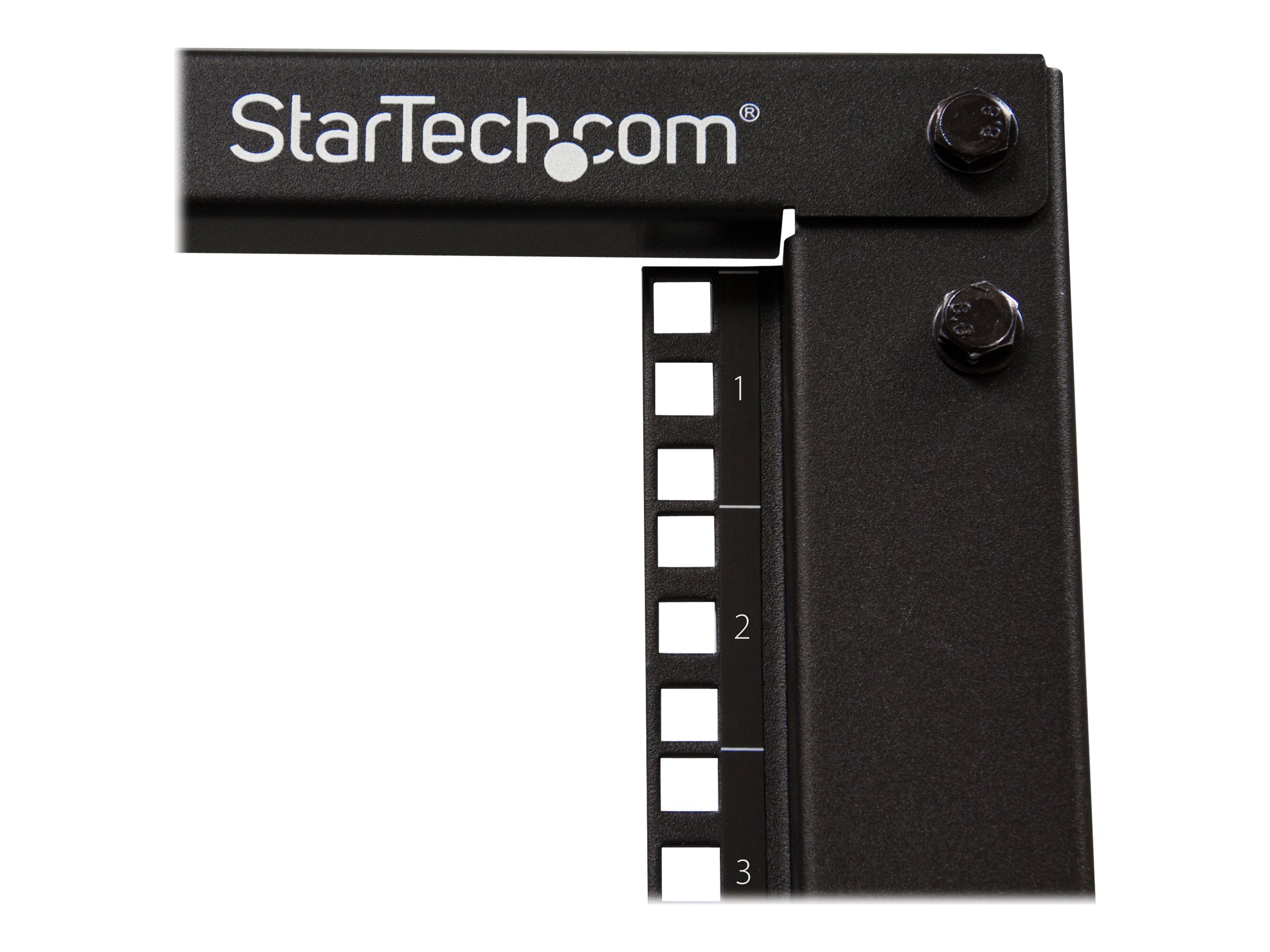 STARTECH.COM 48,26cm 19Zoll Serverschrank - 15HE Laborgestell - Tiefenverstellbar zwischen 56 und 102 cm - 544 kg Kapazitat mit Roll
