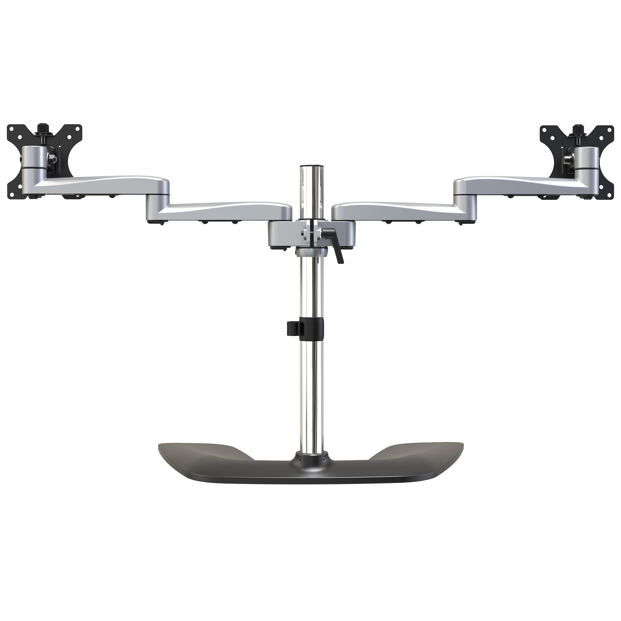 STARTECHCOM Dualmonitor Stand Gelenkarme höhenverstellbar Für VESAMonitore bis 81,28cm 32Zoll Stahl Aluminium