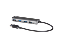 I-TEC USB 3.0 Metal Charging HUB 4 Port port mit externem Netzadapter  4x USB Ladeport. Fuer Tablets Notebooks Ultrabooks PC