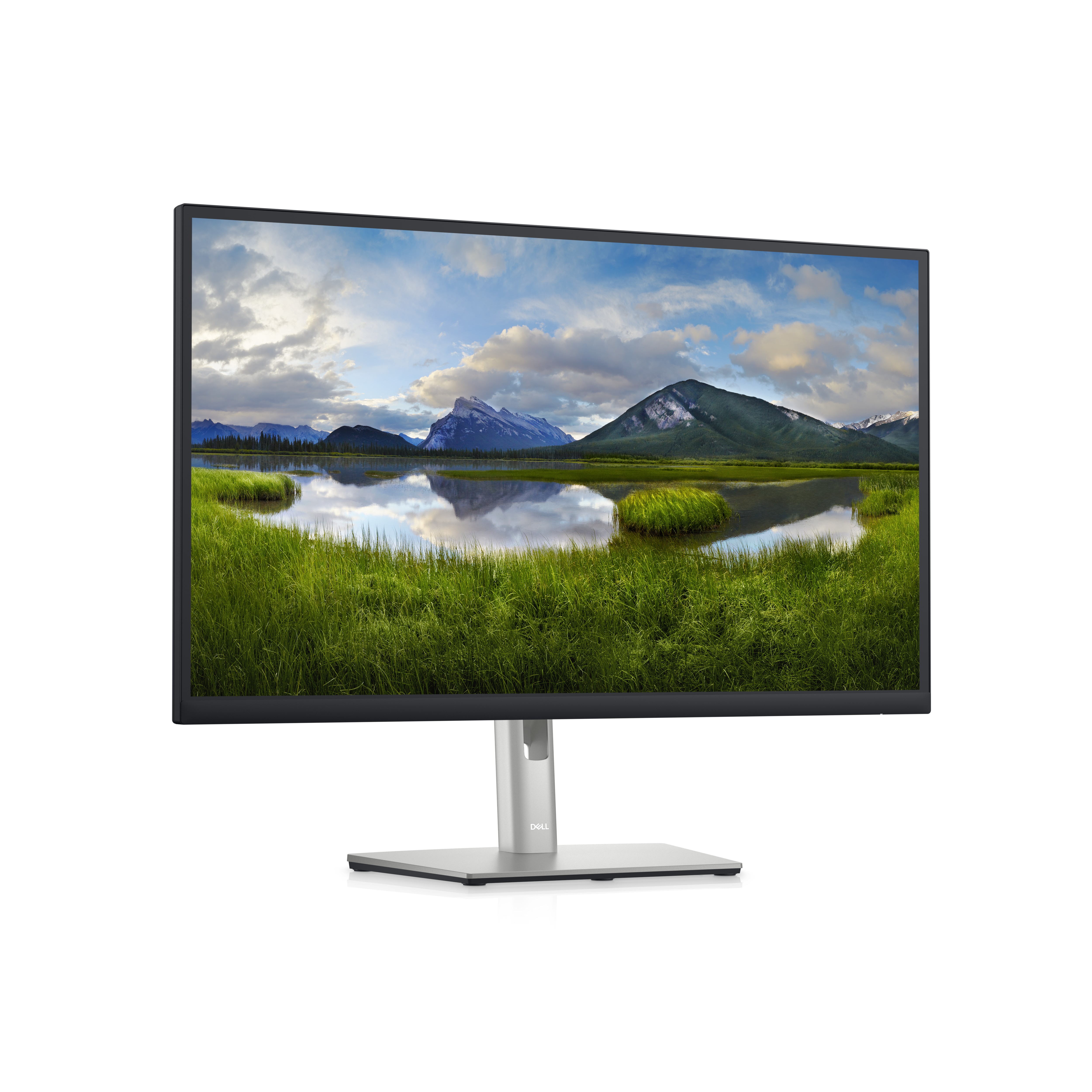 68,6cm27 2560x1440 Dell P2723D 169 5ms IPS DisplayPort HDMI USB VESA Pivot QHD SilverBlack