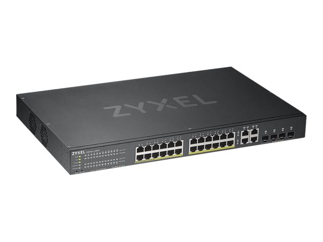 GS1920-24HPv2 28-Port Smart mgd Gigabit Switch 24x PoE+ GS1920-24HPv2 28-Port Smart mgd Gigabit Switch 24x PoE+
