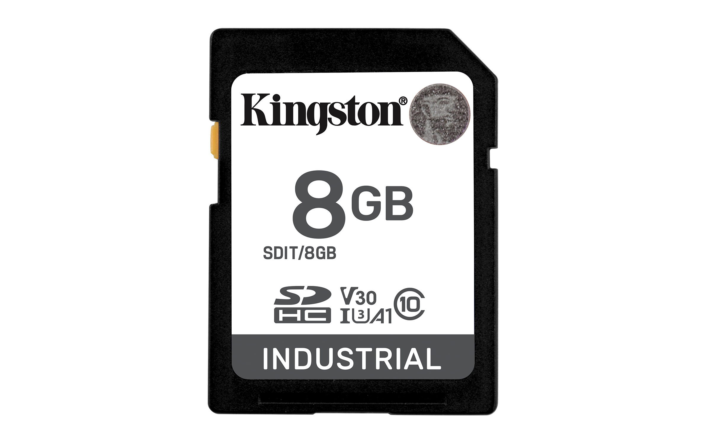 KINGSTON 8GB SDHC Industrial 40C to 85C C10 UHSI U3 V30 A1 pSLC