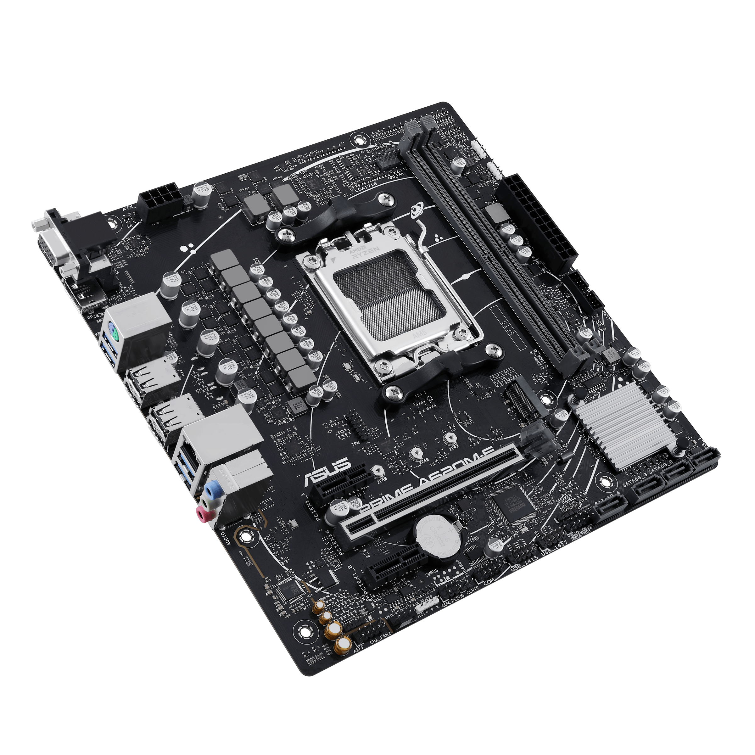 ASUS PRIME A620MECSM AM5 2xDDR5 mATX MB 4xSATA 1xM2