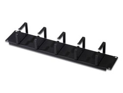 DIGITUS Kabelrangierpanel mit Kabelfuehrungsbuegeln 19 Schw 2H