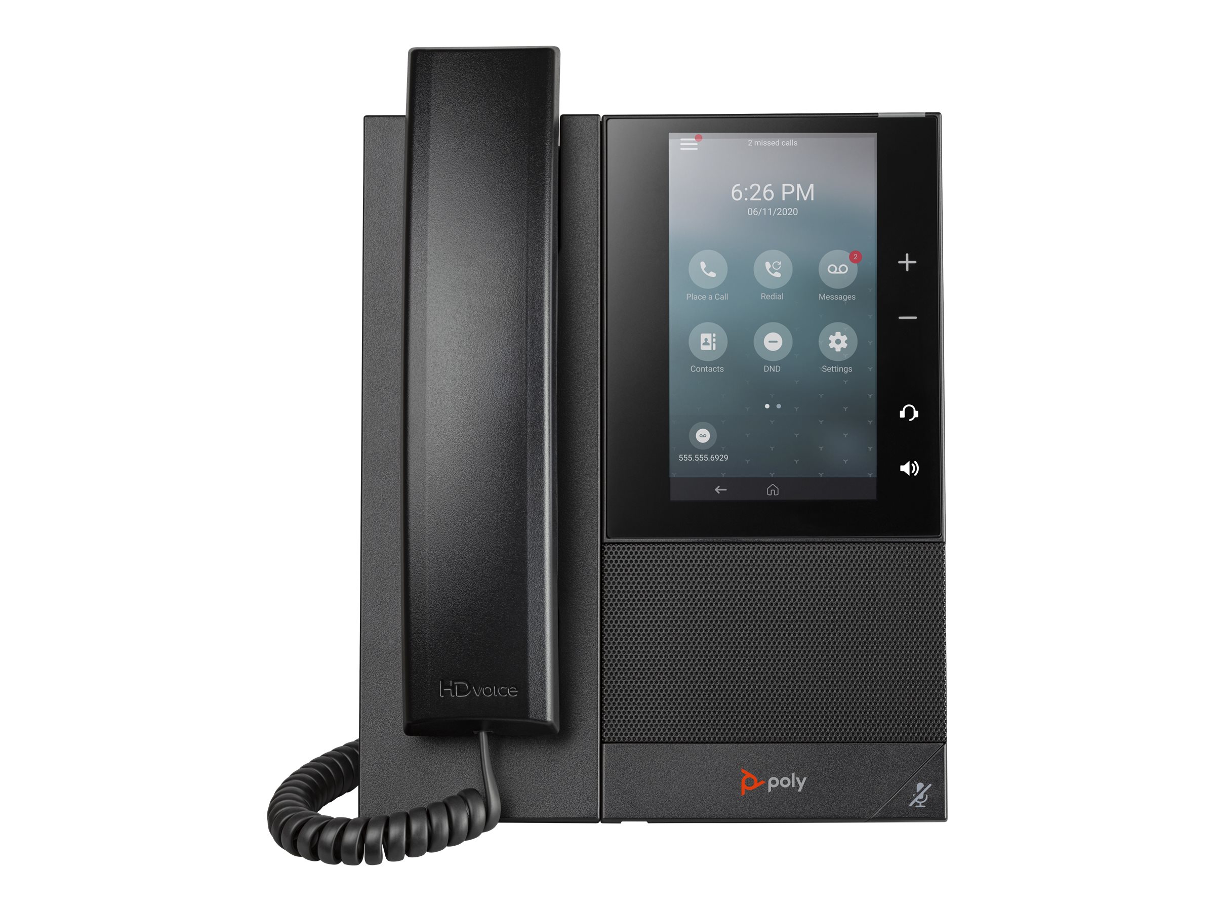 HP Poly CCX 505 Business Media Phone with Open SIP and PoE-enabled HP Poly CCX 505 Business Media Phone with Open SIP and PoE-enabled