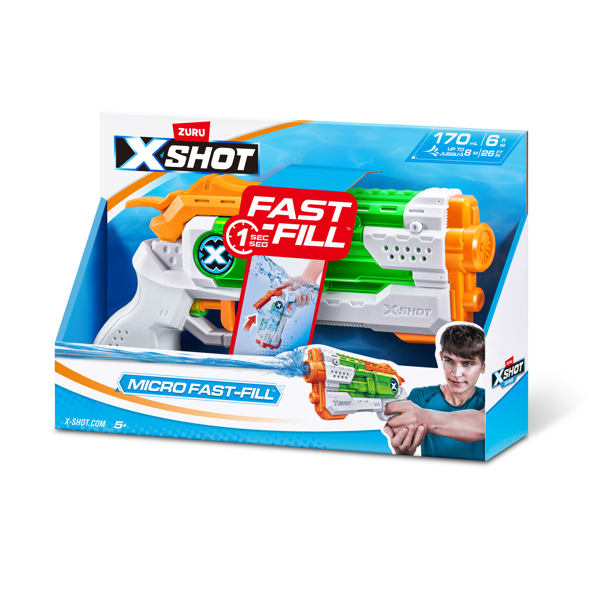 ZURU Wasserpistole XSHOT mehrfarbig, 1 St