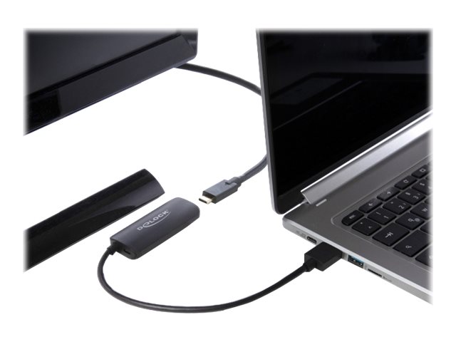 Delock Adapter HDMI-A Stecker zu USB Type-C Buchse (DP Alt Mode) 4K 60