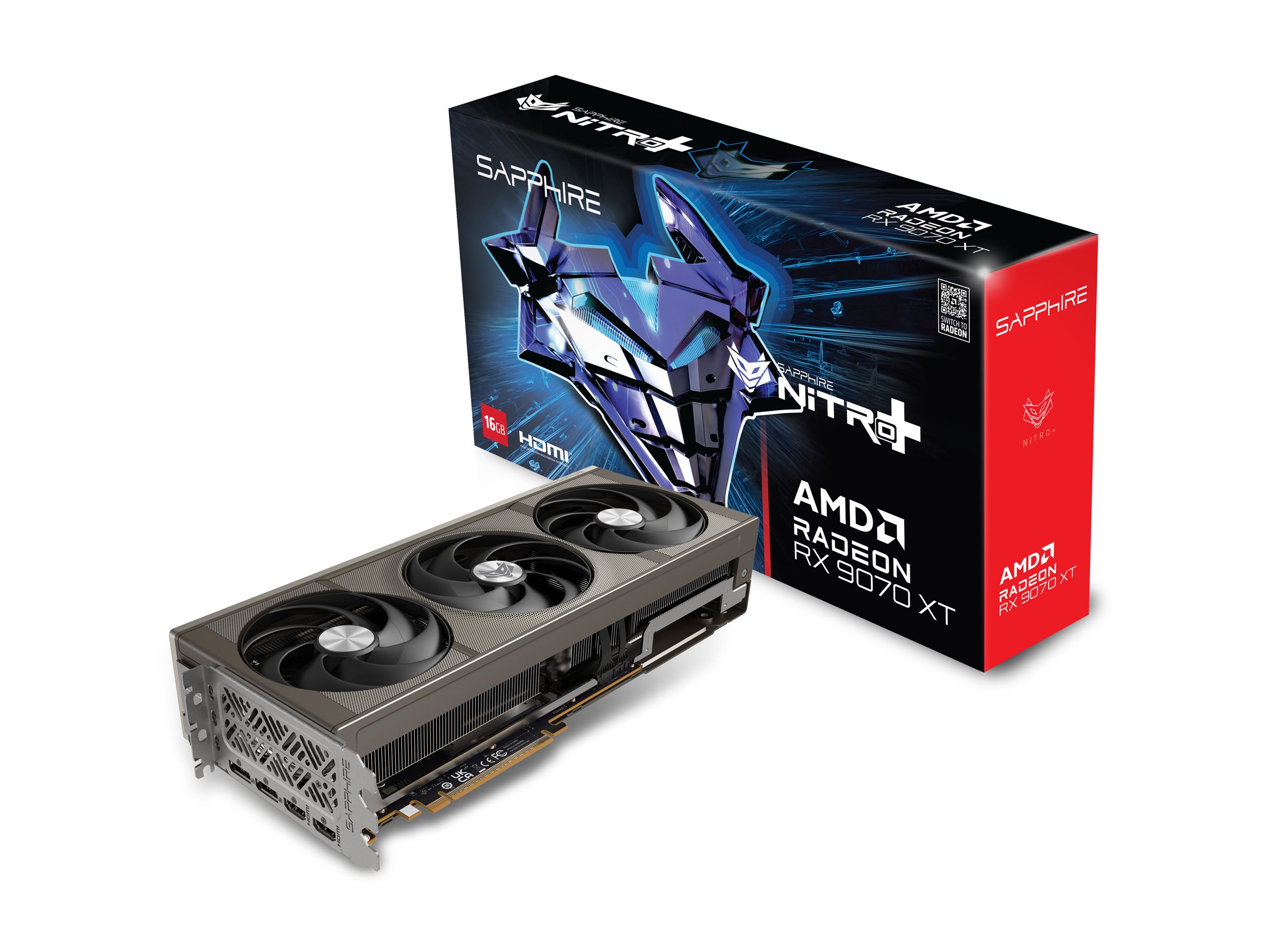 SAPPHIRE NITRO+ AMD RADEON RX 9070 XT GAMING OC 16GB DUAL HDMI DUAL DP SAPPHIRE NITRO+ AMD RADEON RX 9070 XT GAMING OC 16GB DUAL HDMI DUAL DP
