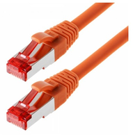 helos Patchkabel Cat 6 SFTP RJ45 orange 3m AWG277 LSZH GHMT