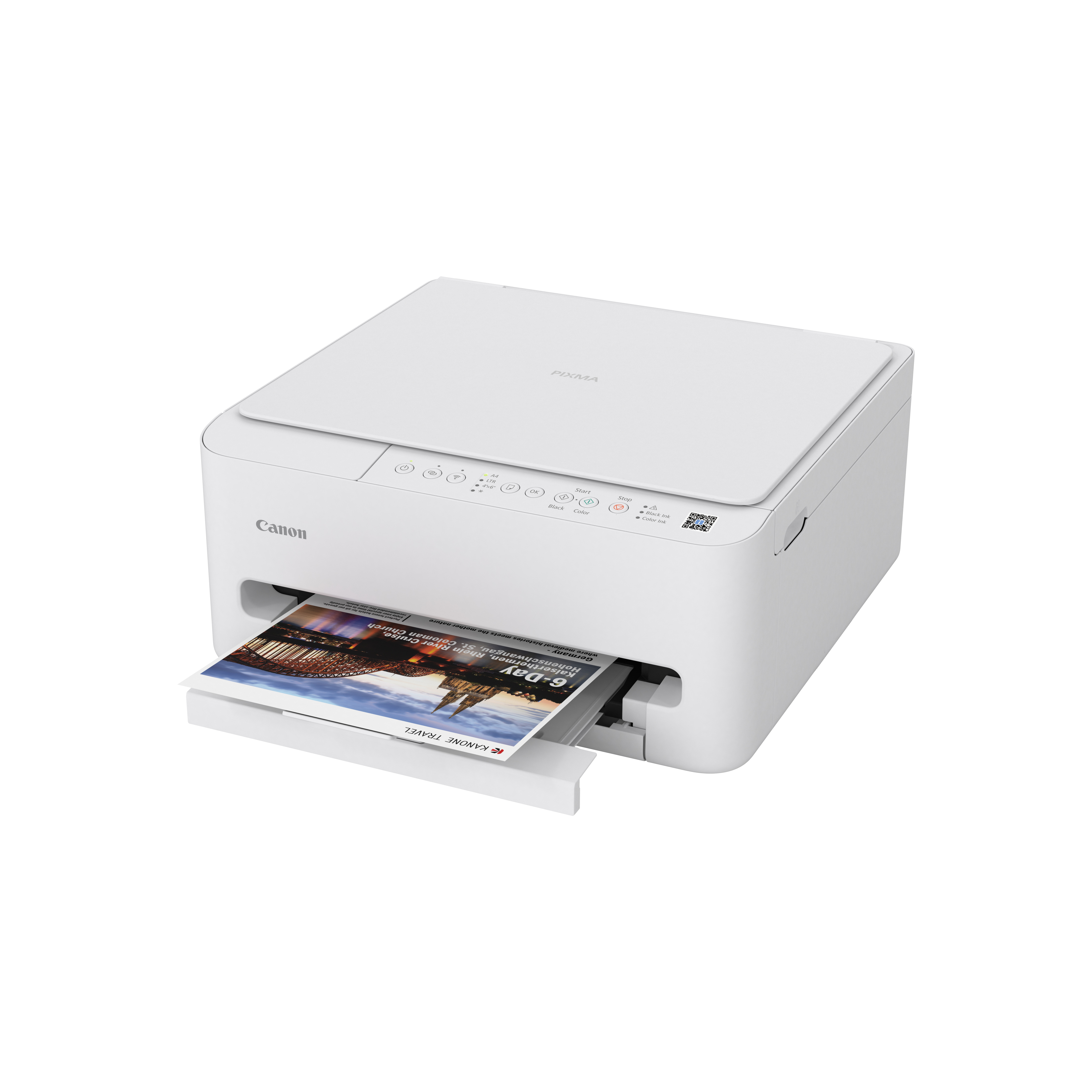 Canon PIXMA TS4150i 3 in 1 TintenstrahlMultifunktionsdrucker weiß