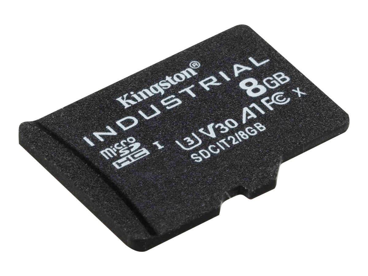 KINGSTON 8GB microSDHC Industrial C10 A1 pSLC Card Single Pack w/o Adapter