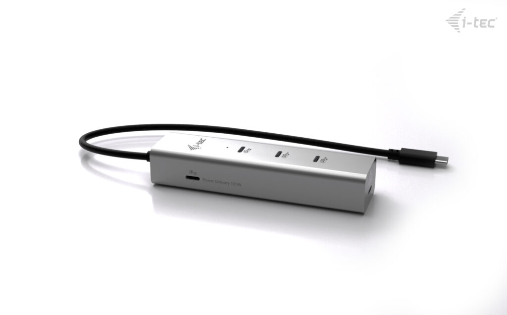 ITEC USBC Charging Metal HUB 5port with USBC video 8K 1xUSBC videoData 1xUSBC PDData 1xUSBC 32 Gen1 2xUSBC 32 Gen2 PD85W