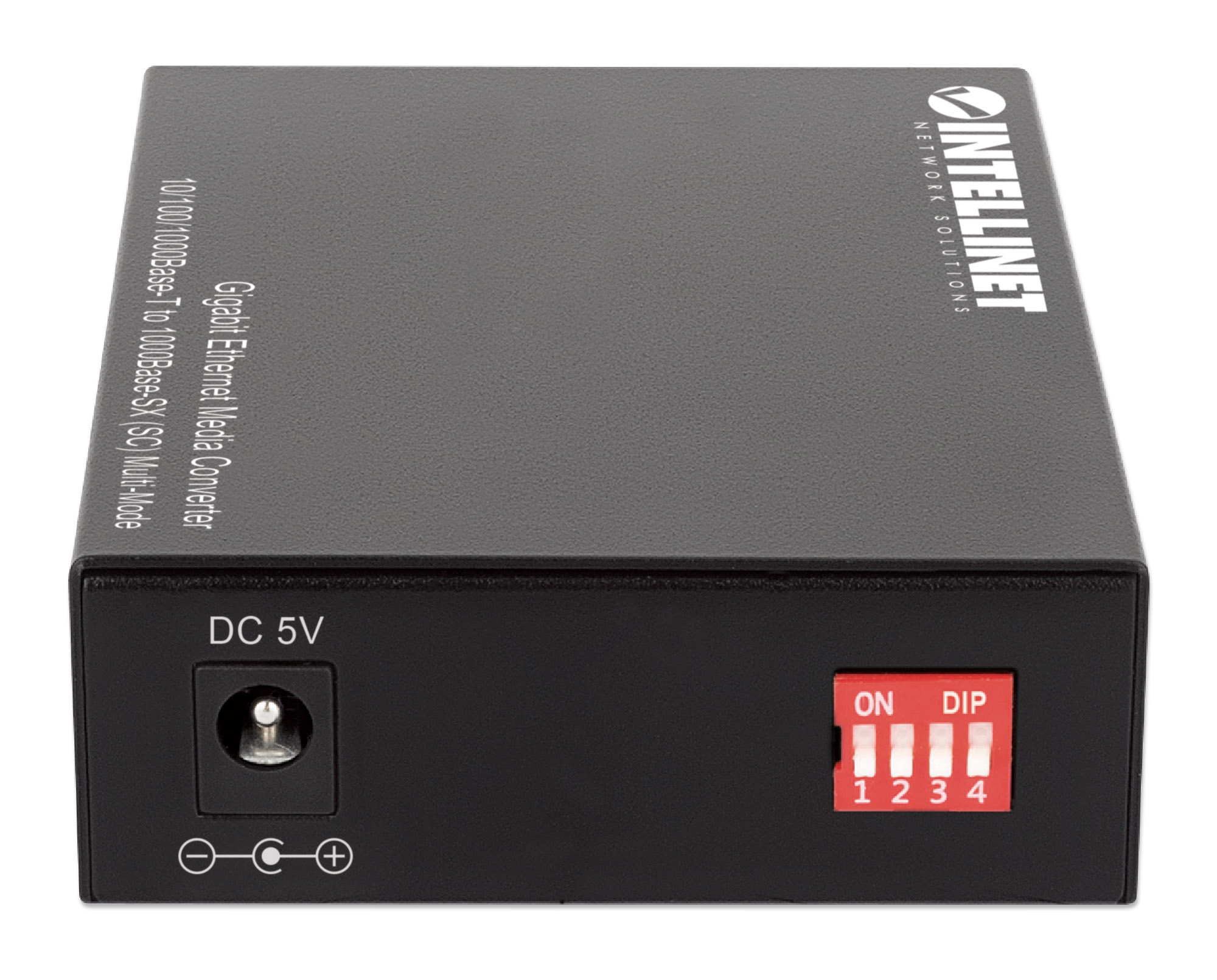 INTELLINET Gigabit Ethernet Medienkonverter 101001000BaseT auf 1000BaseSX SC Multimode 550 m Autonegotiation