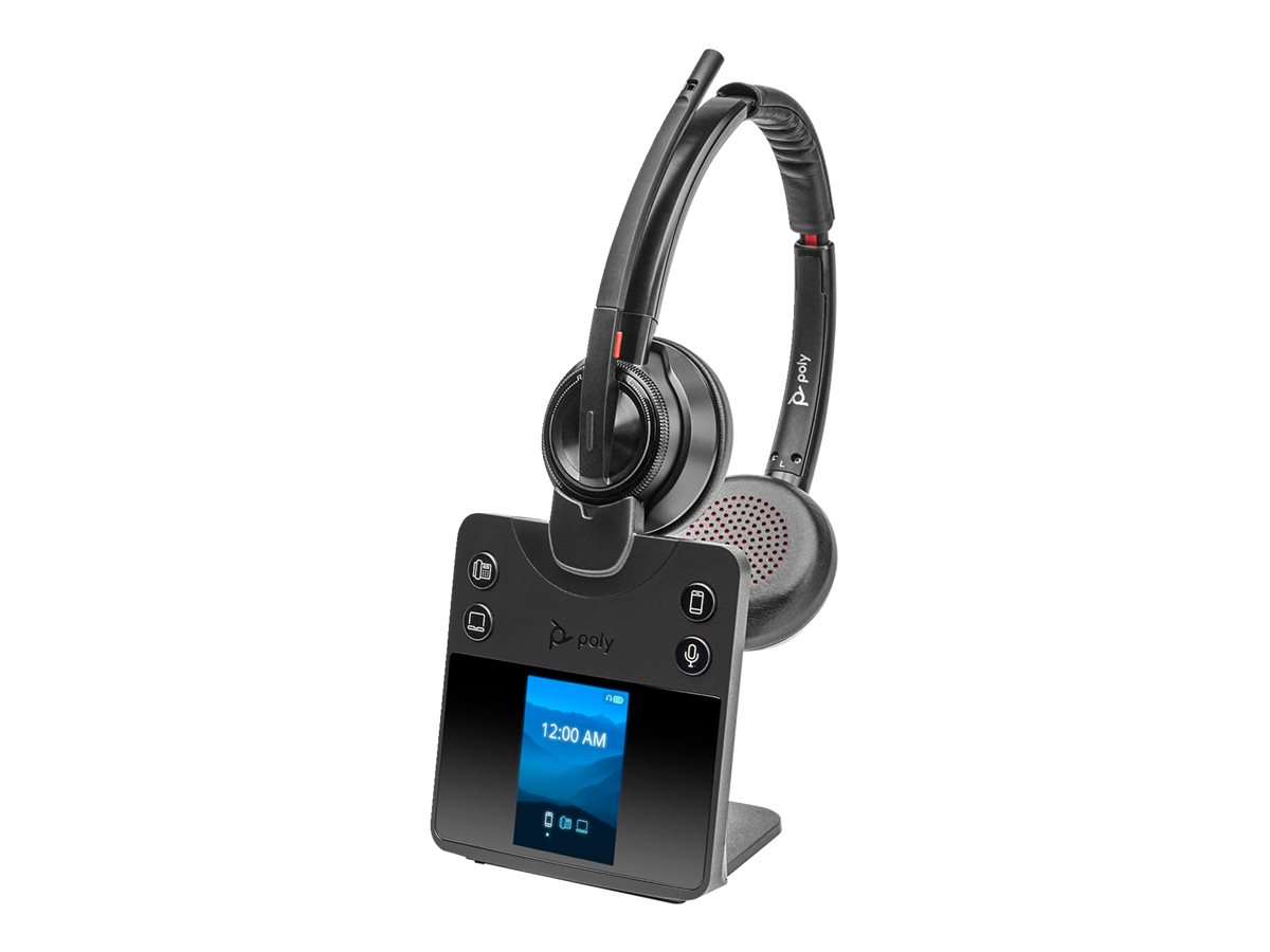 HP Poly Savi 8420 Office Stereo Microsoft Teams Certified DECT 1880-1900 MHz Headset-EURO HP Poly Savi 8420 Office Stereo Microsoft Teams Certified DECT 1880-1900 MHz Headset-EURO